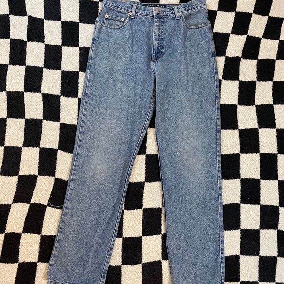 vintage guess classic fit straight leg light wash size 33 - Picture 1 of 4